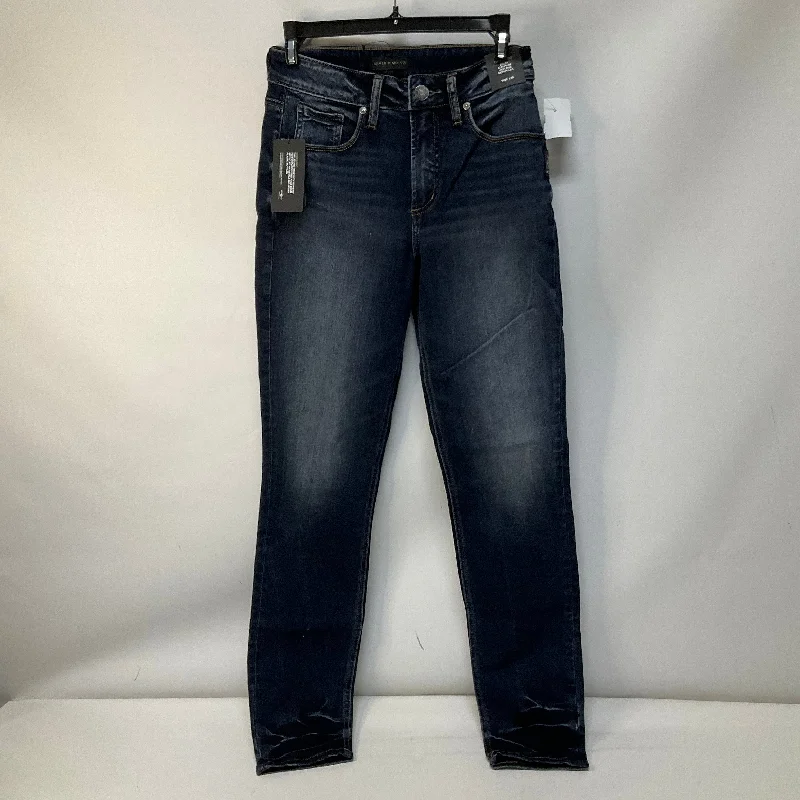 Jeans Skinny By Silver In Blue Denim, Size: 2