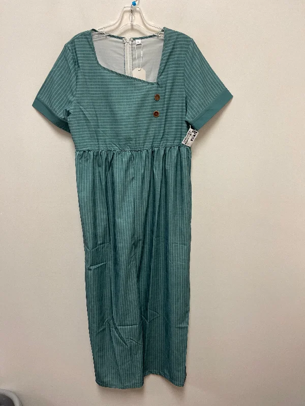 Jumpsuit By Clothes Mentor In Green, Size: L