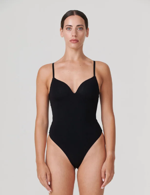 WonderLite Moulded Cup Bodysuit - Black