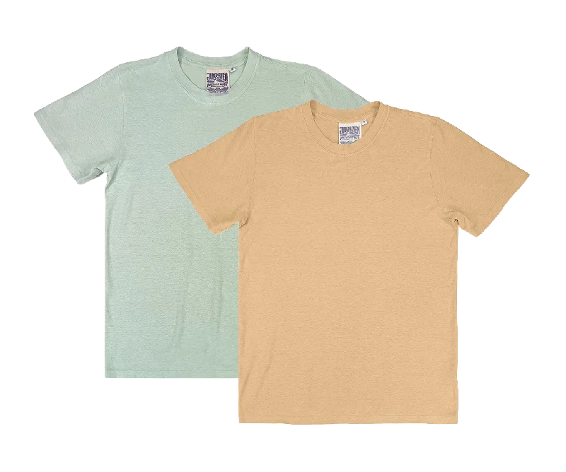 Jungmaven | Jung Tee | Seafoam Green or Oat Milk