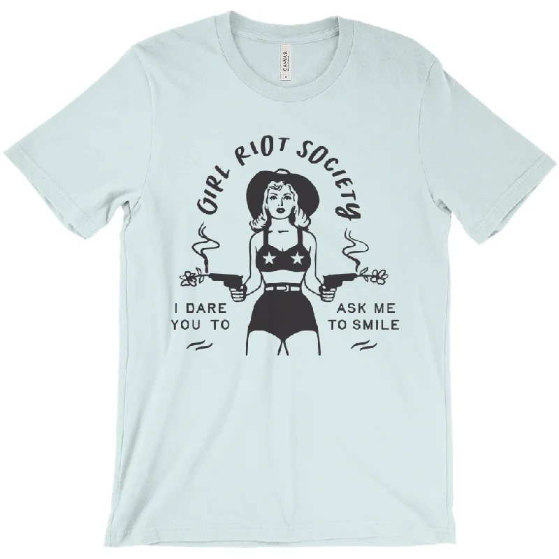 Girl Riot Society - No Chapter - Heather T Shirt