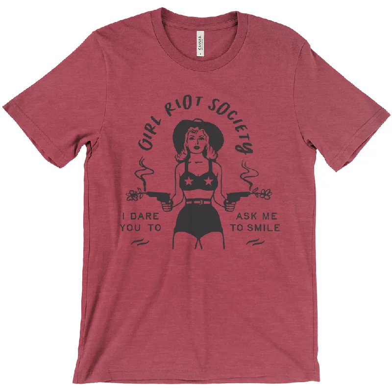 Girl Riot Society - No Chapter - Heather T Shirt