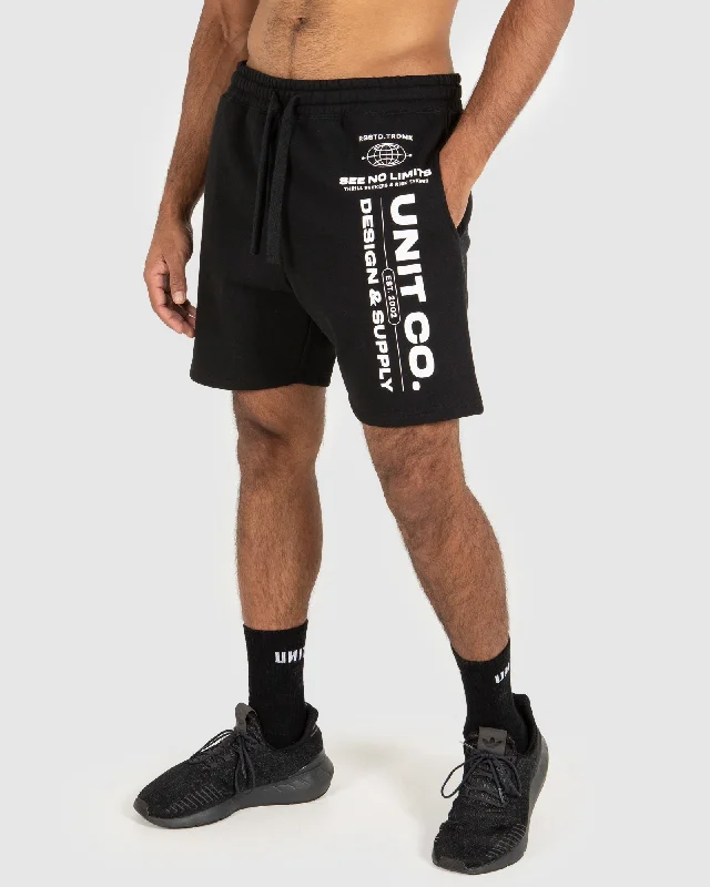 UNIT Mens Worldwide 19"" Track Shorts