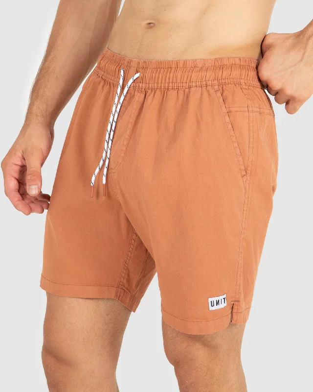 UNIT Vacay Mens 16"" Elastic Shorts