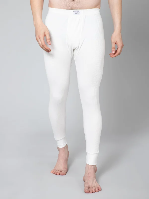 Cantabil Men Off White Thermal Trouser