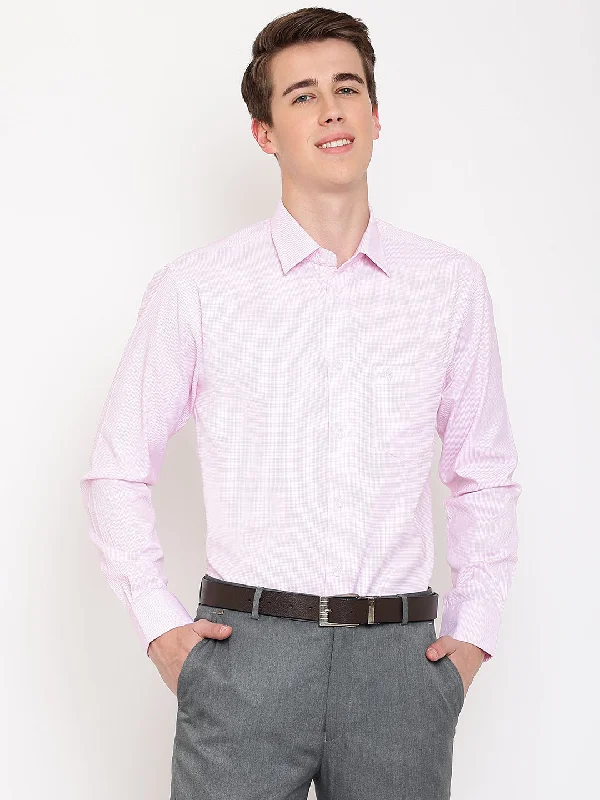 Cantabil Mens Pink Shirt