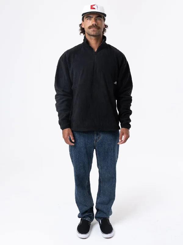 Cortex Quarter Zip Polar Fleece - Black