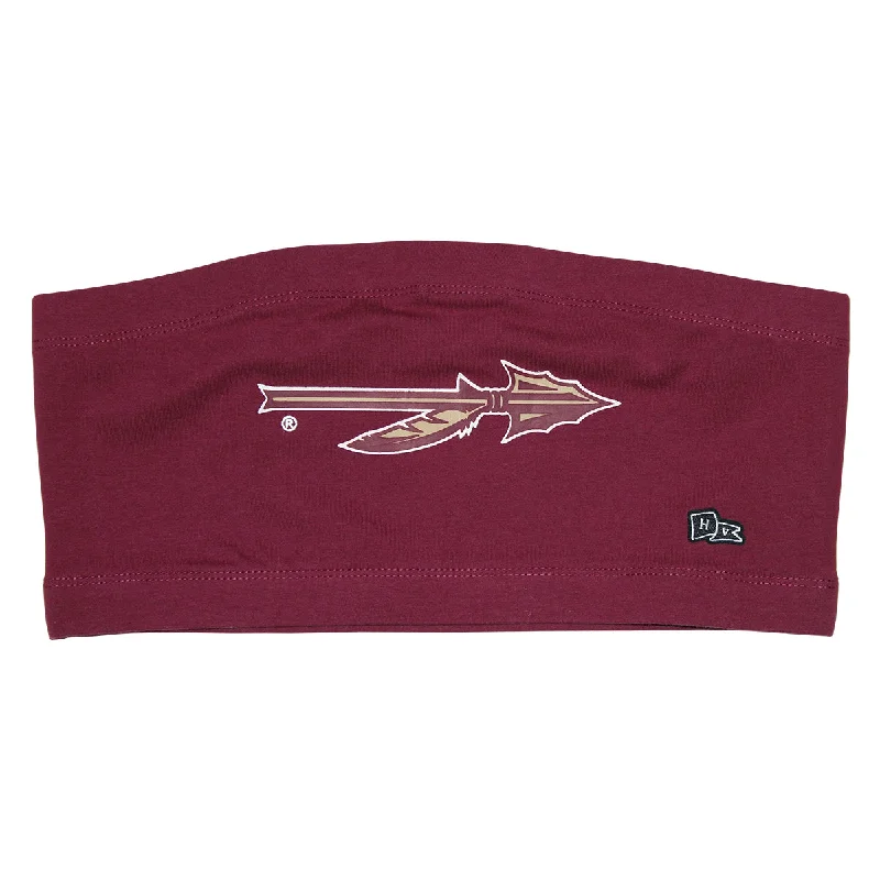 Hype & Vice Women's Spear Logo Bandeau - Garnet