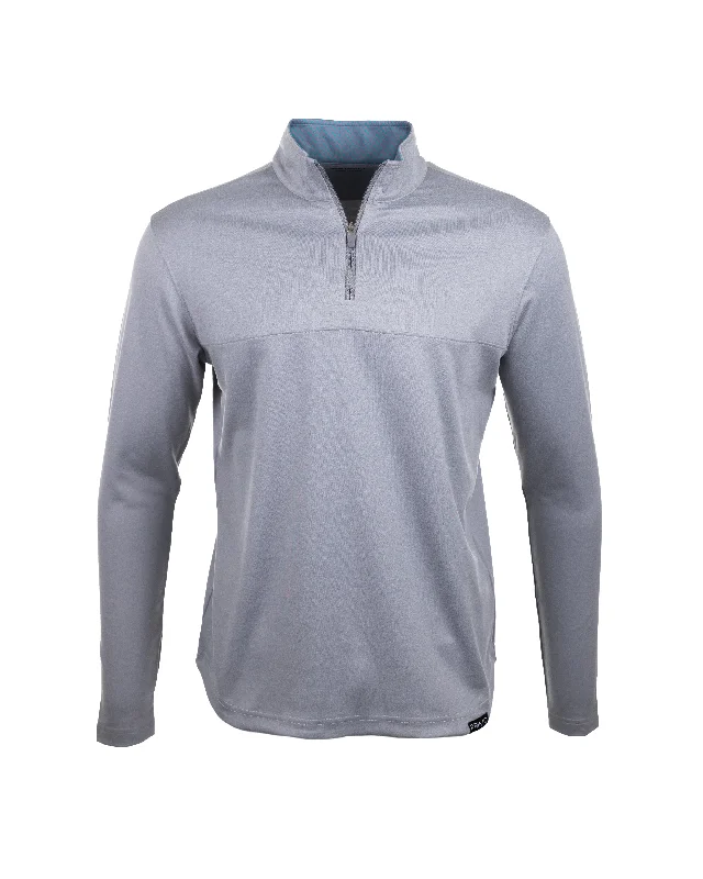 Primo Classic Quarter Zip - Light Gray Heather