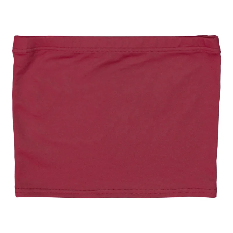 ZooZatz Women's Solid Tube Top - Garnet