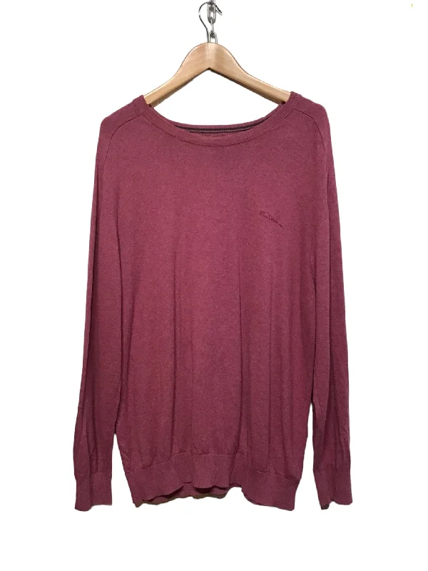 Ben Sherman Burgundy Knit Sweater (Size XL)