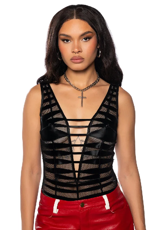 VIXEN DEEP V BODYSUIT